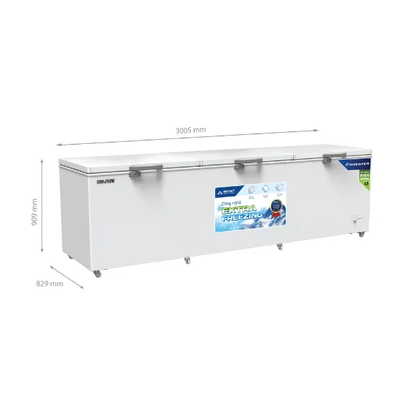 Tủ đông dung tích lớn Hòa Phát 1190 lít